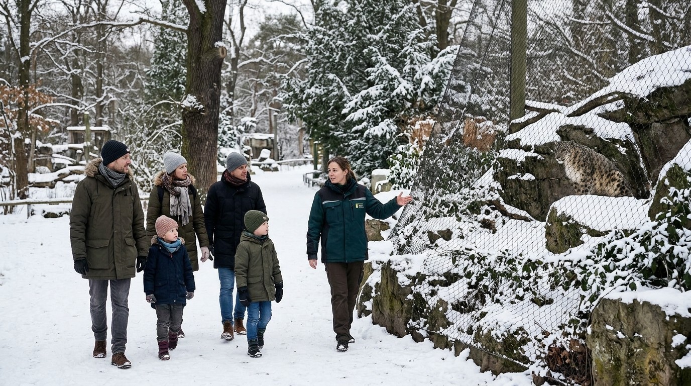 Изображение, созданное ИИ: Рождественская экскурсия — Tierpark Berlin