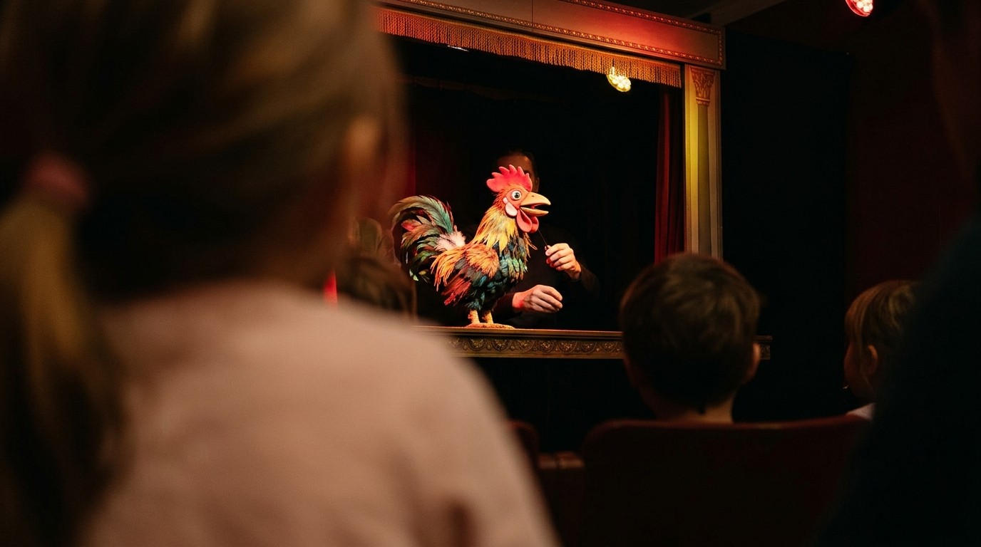 AI-generated image: 50 years of Puppentheater Neubrandenburg — Puppentheater-Museum Berlin
