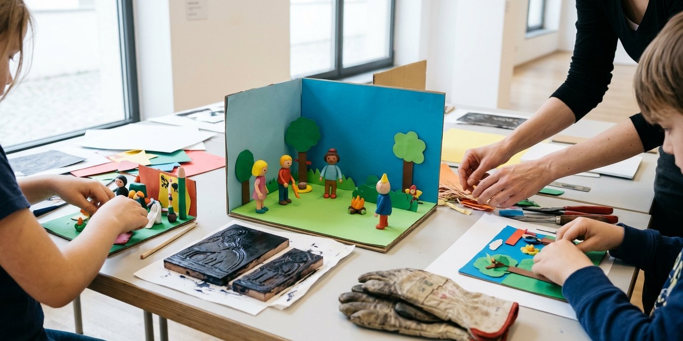 AI-generated image: Open studio — Berlinische Galerie