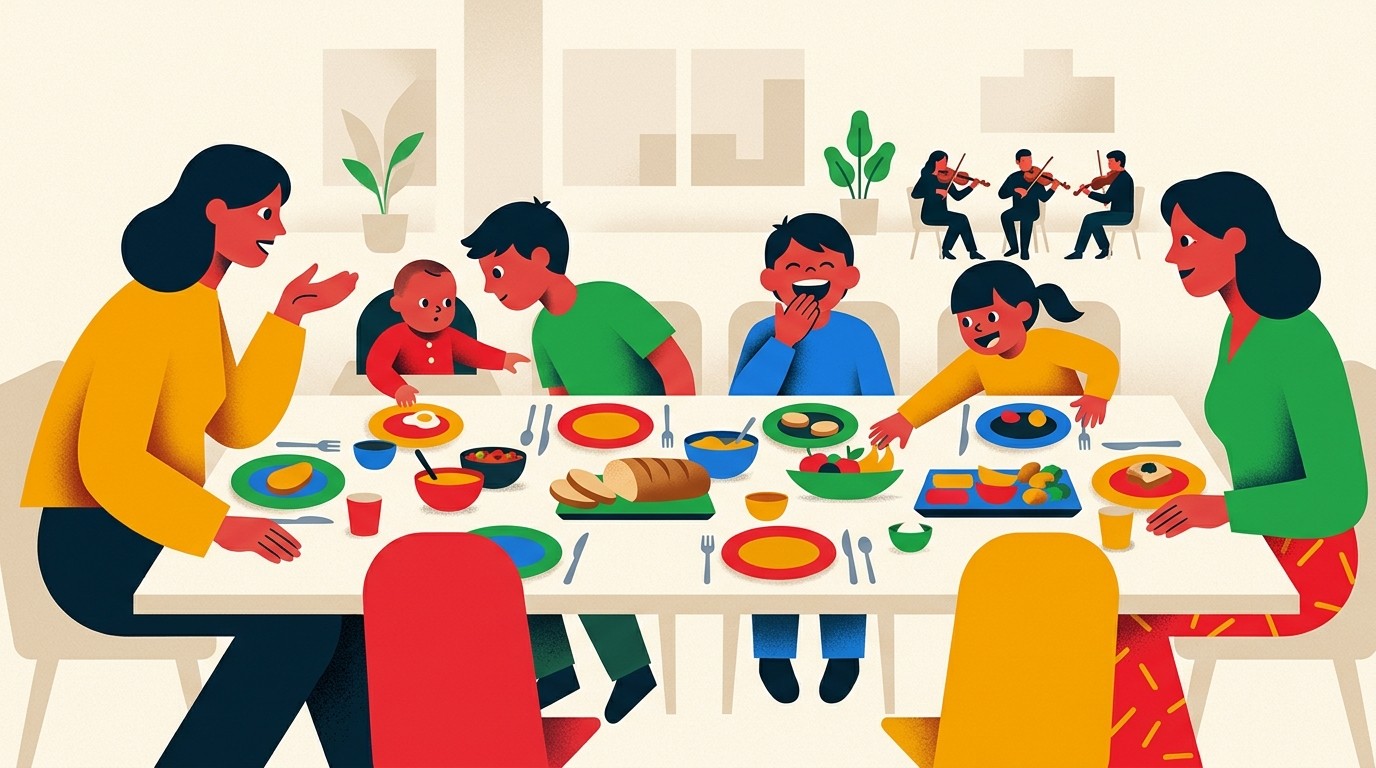 Illustration: St Nicholas and Advent brunch — Estrel Convention Center Berlin