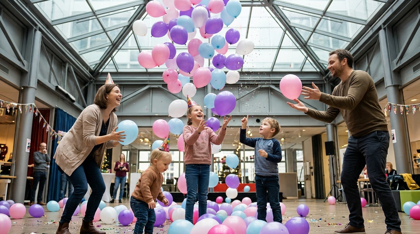 AI-generated image: Kids Noon Year's Party — Potsdamer Platz