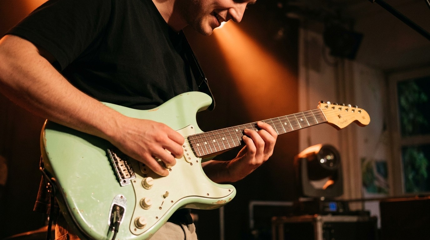 KI-generiertes Bild: Abschlusskonzert des Bandworkshops — Jugend- & Kulturzentrum Spirale