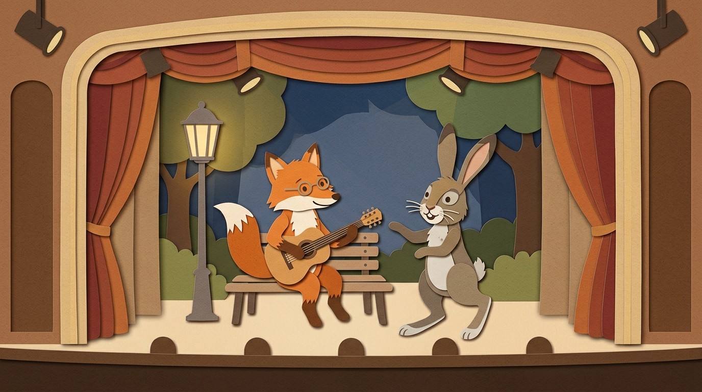 Illustration: „Ein ausgefuchster Fall“ — Zebrano-Theater
