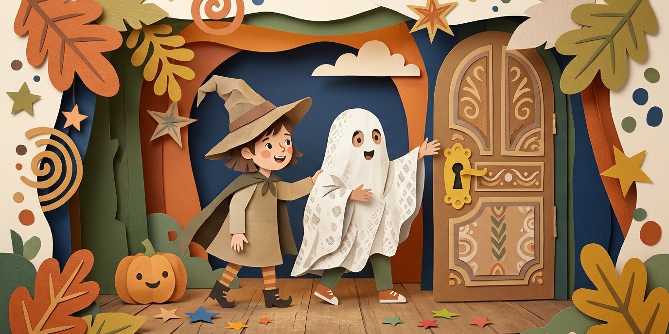 Illustration: Theatre workshop “Say Boo” — Weinmeisterhaus - Jugendkulturzentrum Mitte
