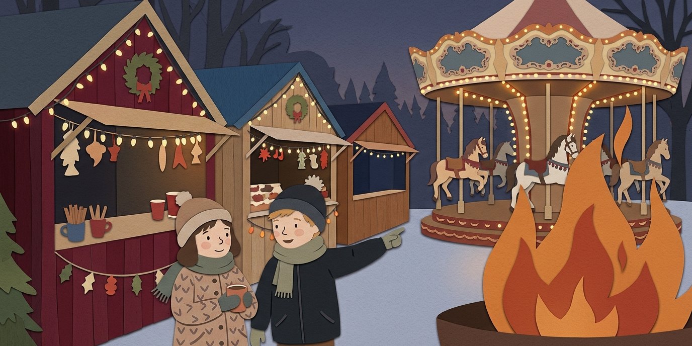 Иллюстрация: Зимний фестиваль «Heissa Holzmarkt» — Holzmarkt25