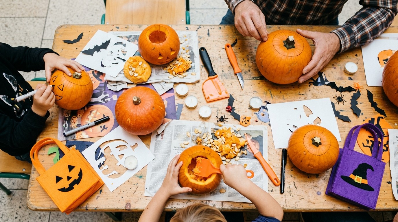 AI-generated image: Halloween programme — Schönhauser Allee Arcaden