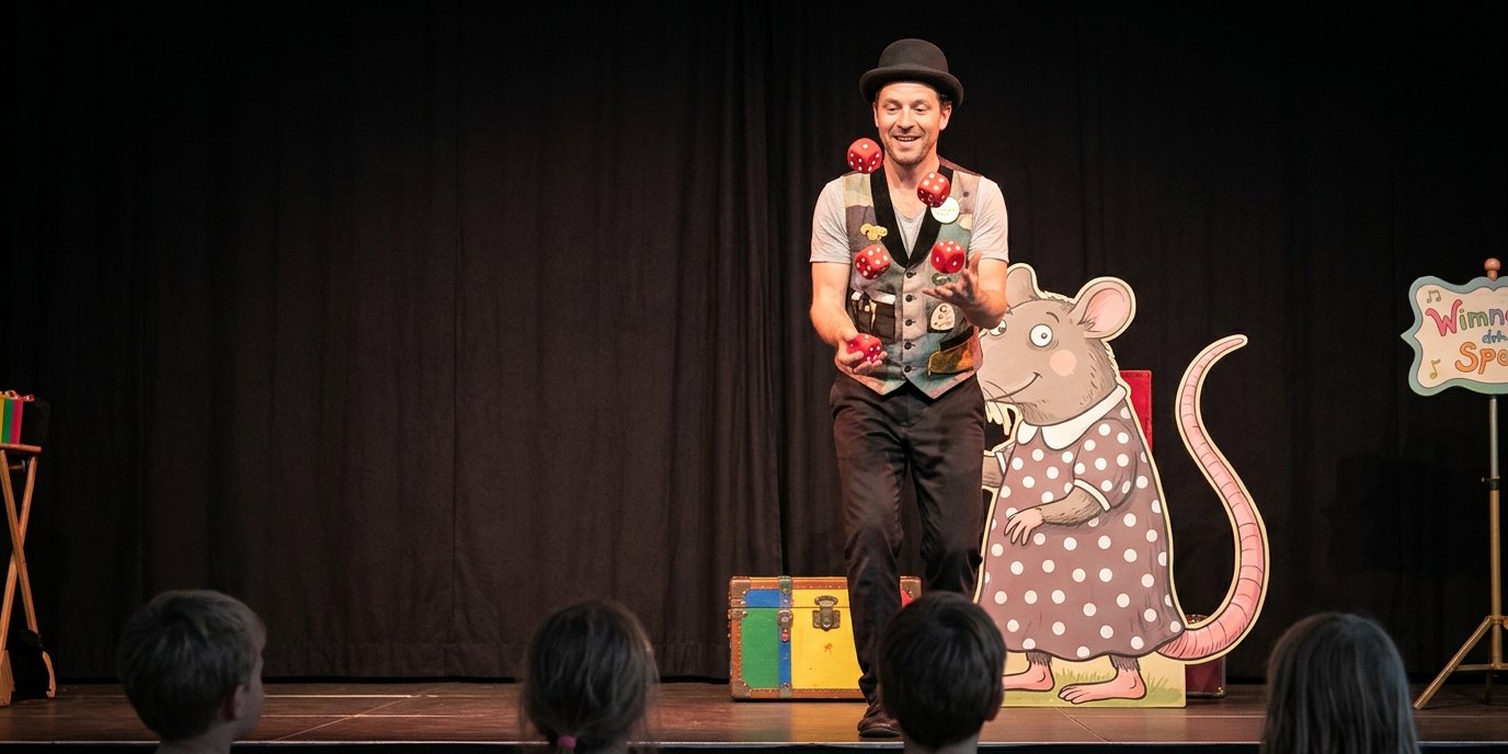 AI-generated image: Musical “Mathilde the Math Rat” — Metronom Tegel