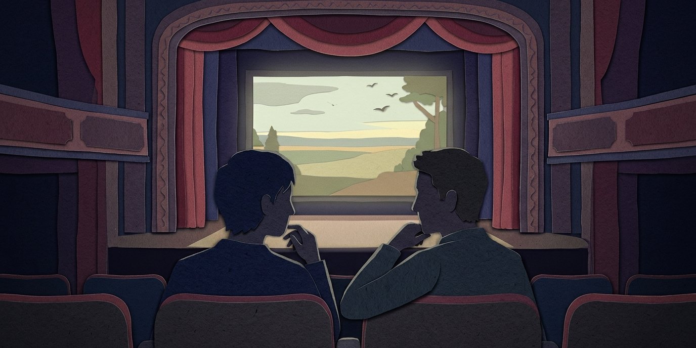 Illustration: Film screening “The Mölln Letters” — Das Weite Theater