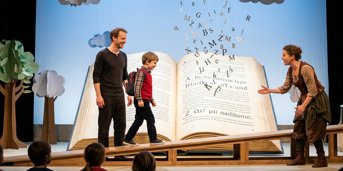 AI-generated image: Opera “Around the World in Eighty Days” — Deutsche Oper Berlin