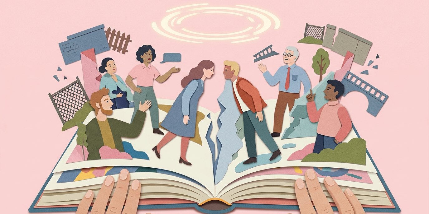 Illustration: Reading “Niewiedervereinigung” — Humboldt Forum im Berliner Schloss