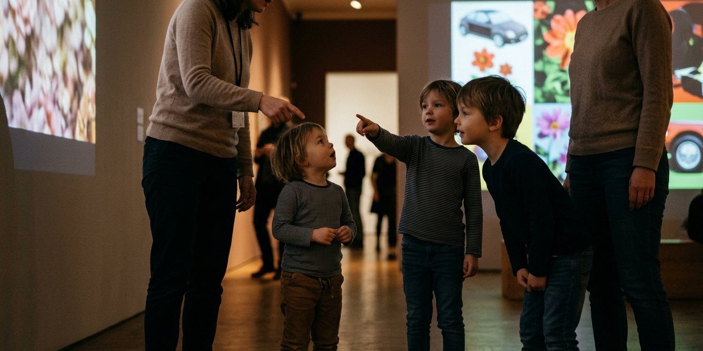 AI-generated image: Workshop “Denk mal im Quadrat!” — Neue Nationalgalerie