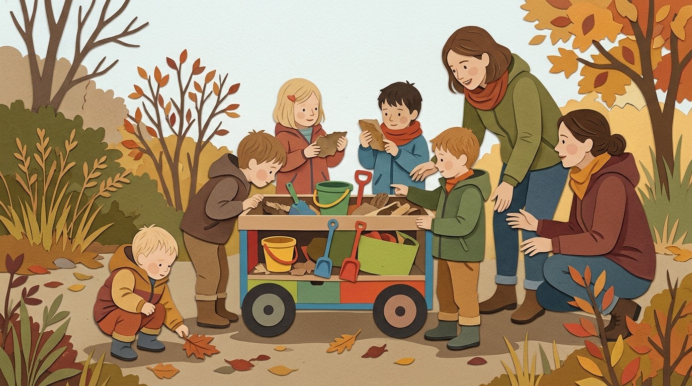 Illustration: Play cart — Familienzentrum "Hand in Hand"