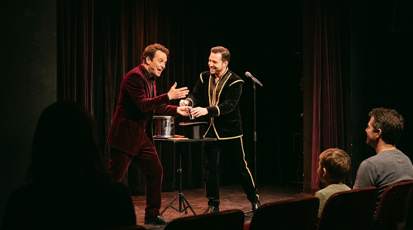 Изображение, созданное ИИ: «The Totally Unbelievable Magic Show» — Pfefferberg Theater