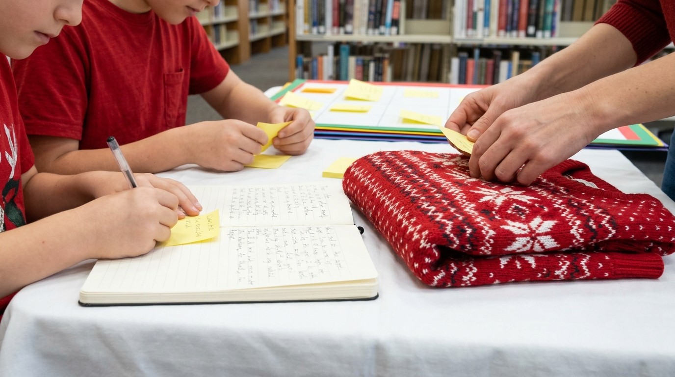 AI-generated image: Write a Christmas story together — Ingeborg-Drewitz-Bibliothek