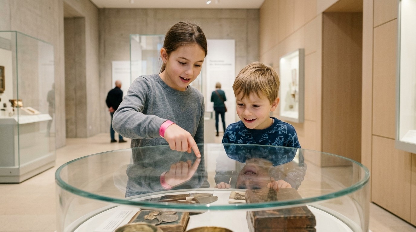 AI-generated image: “Stories of Berlin and the World” — Humboldt Forum im Berliner Schloss