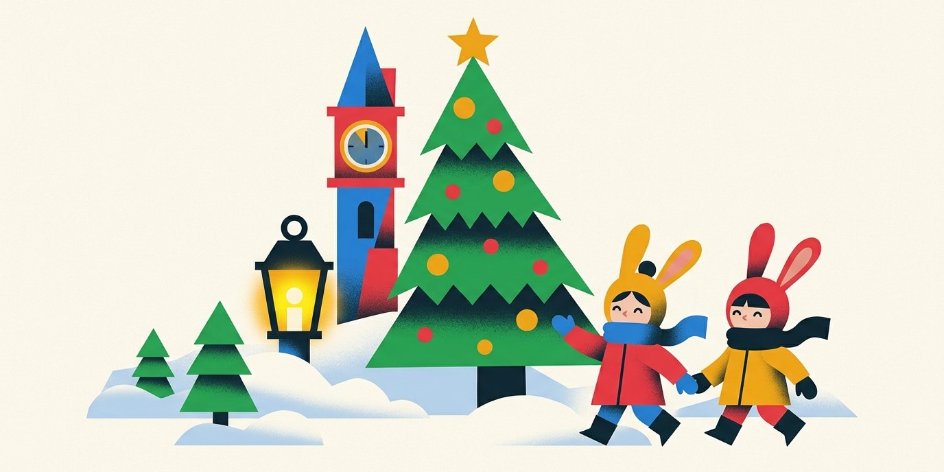 Illustration: Play “The Hares Save New Year” — Theatre Pool