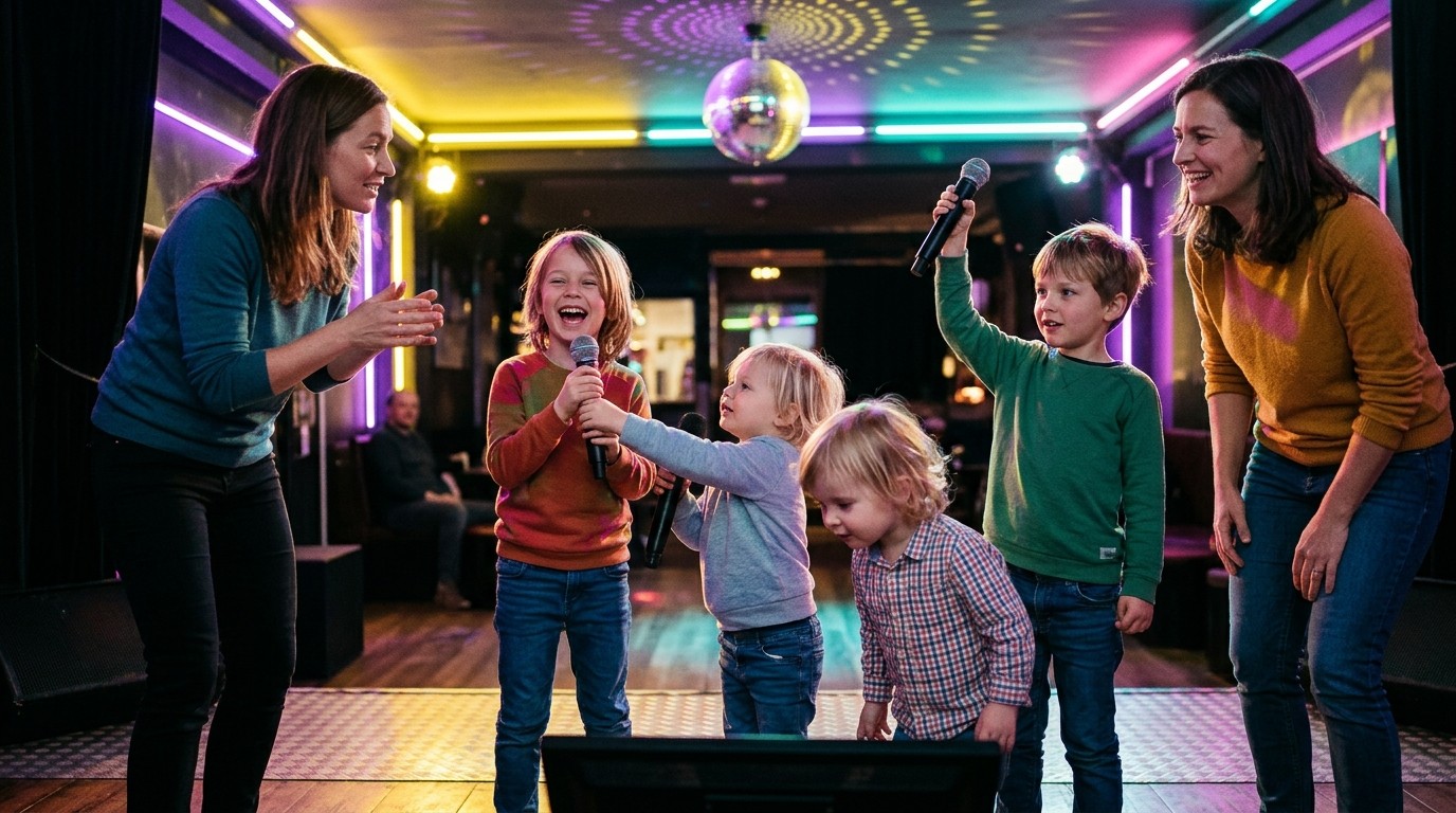 AI-generated image: All ages karaoke — Monster Ronson's Ichiban Karaoke