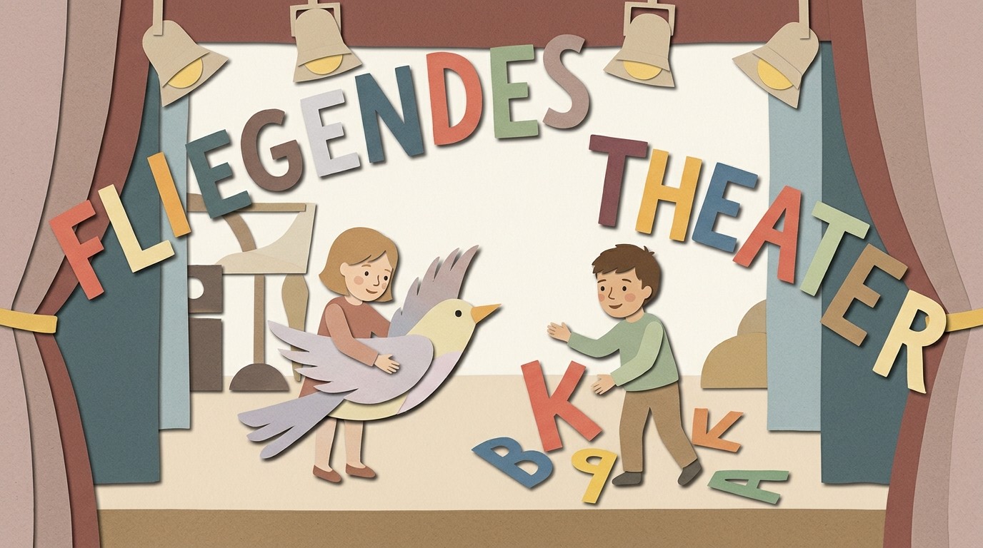 Illustration: Play “The Letter Game” — Fliegendes Theater