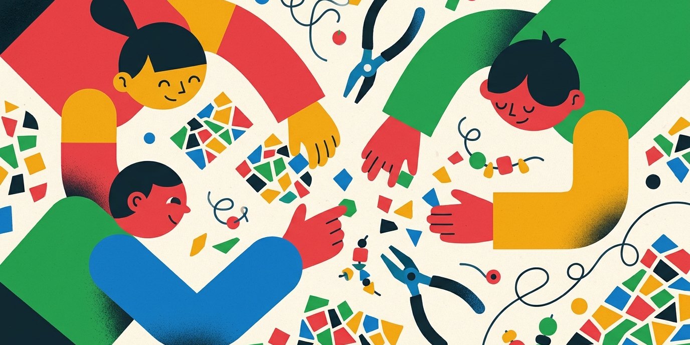 Illustration: Family workshop: stage sets — Bröhan-Museum