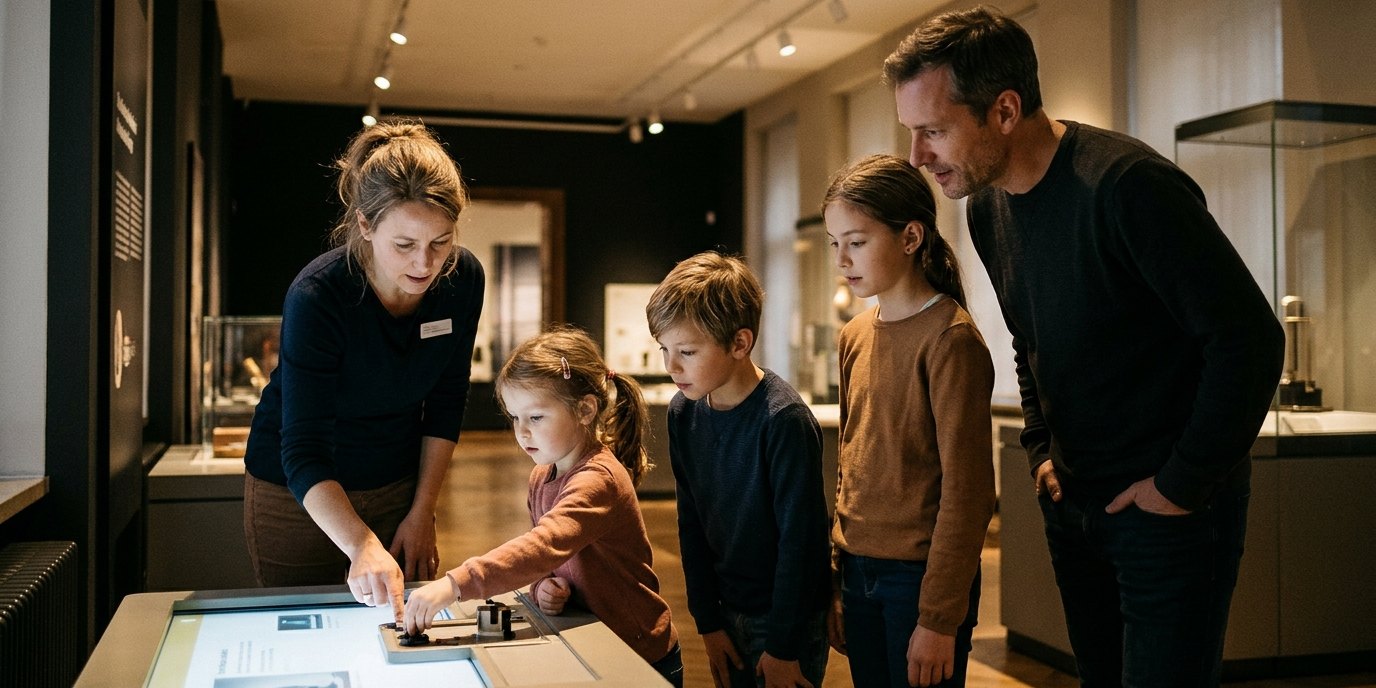 AI-generated image: Family guided tour: future worlds — Futurium