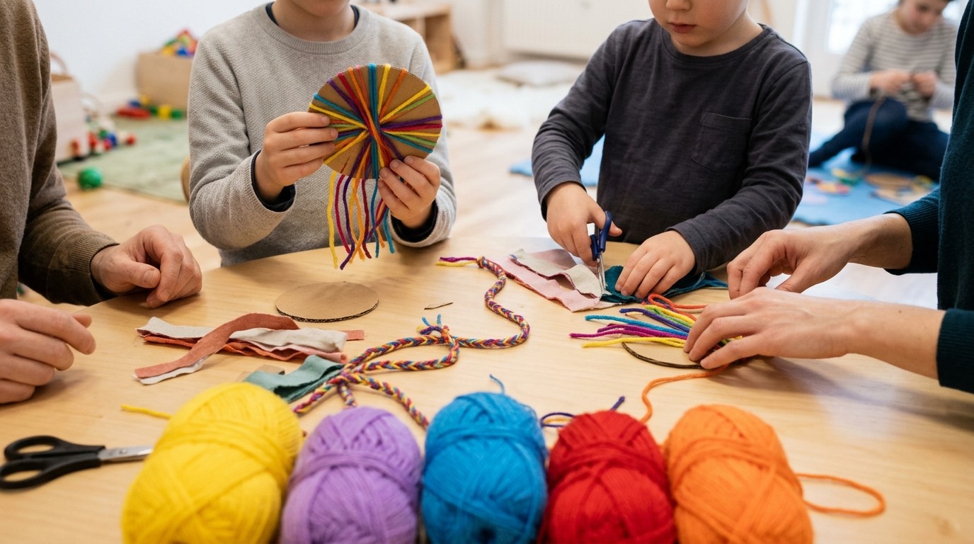 KI-generiertes Bild: Kiez Kreativ Labor (KKL) — NAiMo Nachbarschaftstreff im Moselviertel