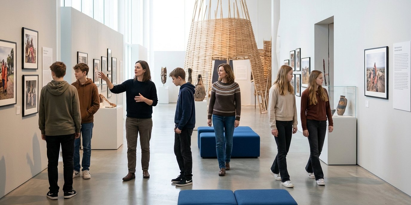 AI-generated image: Guided tour “Histories of Tanzania” — Humboldt Forum im Berliner Schloss