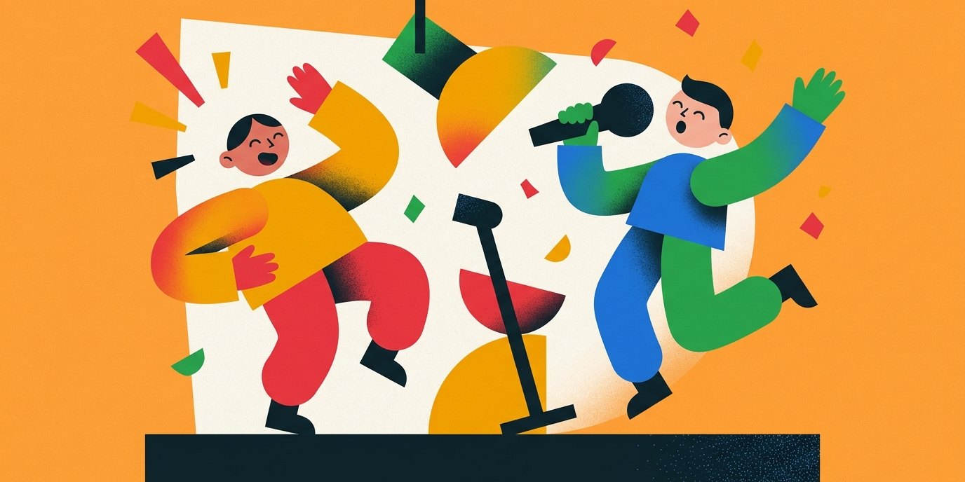 Illustration: Sing-along concert “Volle Lotte” — ufaFabrik