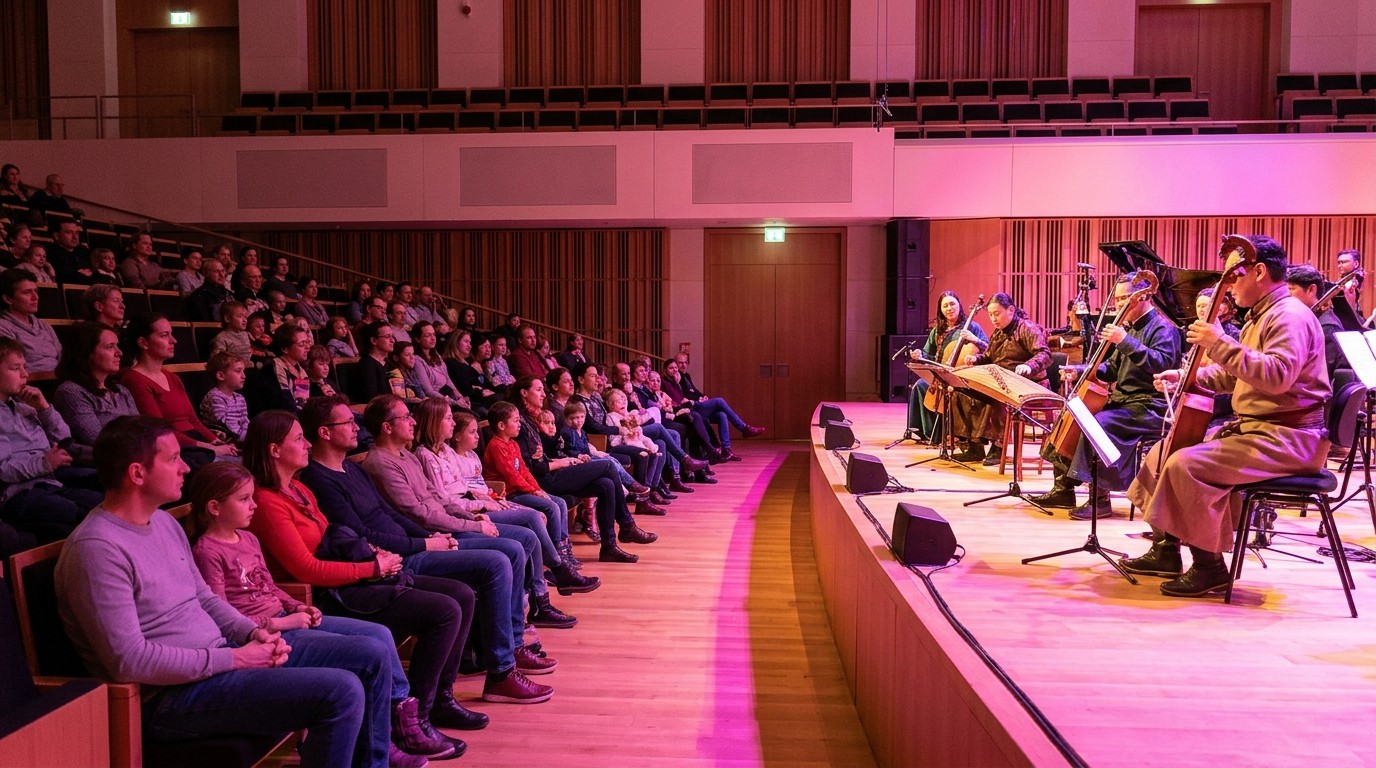 AI-generated image: Concert “Dschingis Lab” — Humboldt Forum im Berliner Schloss