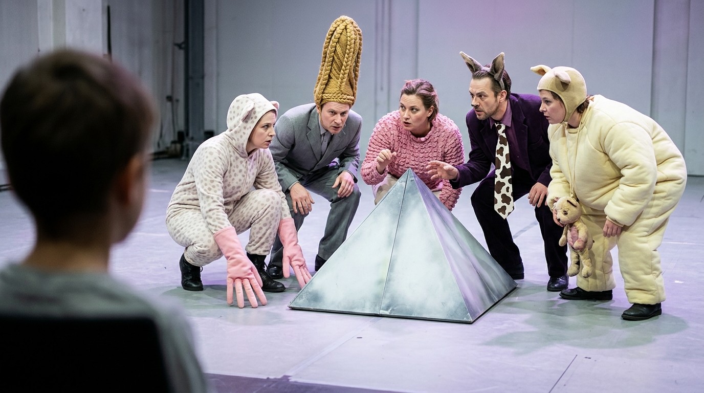 AI-generated image: Play “Animal Farm” — Hans Otto Theater Potsdam