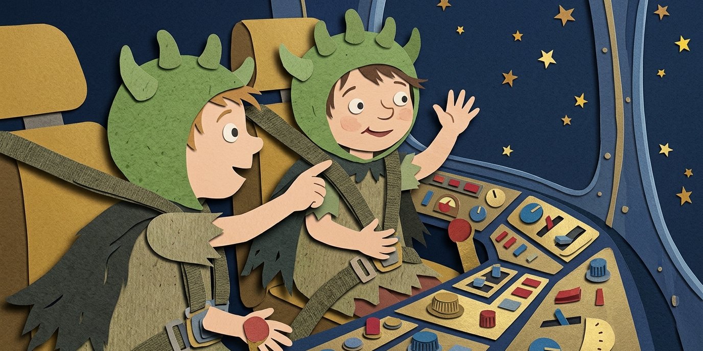 Illustration: 360° film “The Olchis – The Great Space Adventure” — URANIA - Planetarium
