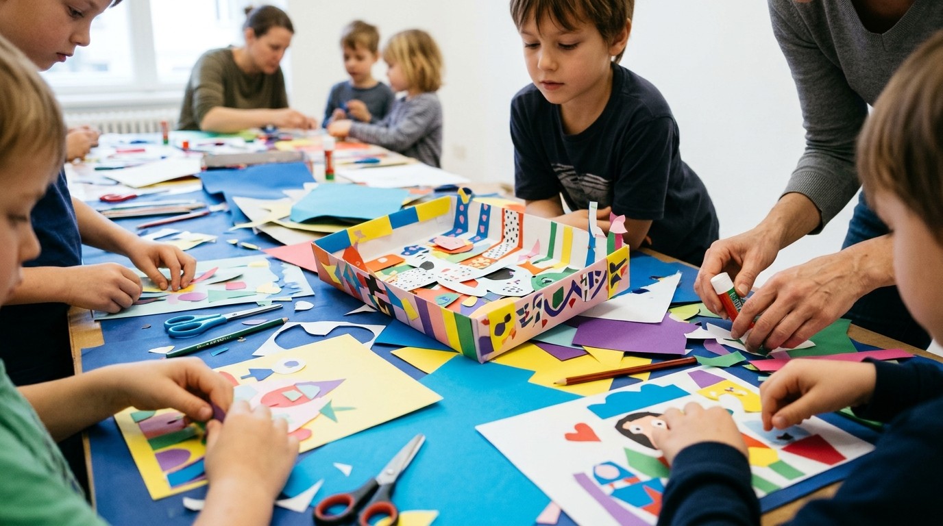AI-generated image: Workshop “Sounding Images, Hopping Tones” — Deutsche Kinemathek – Museum für Film und Fernsehen