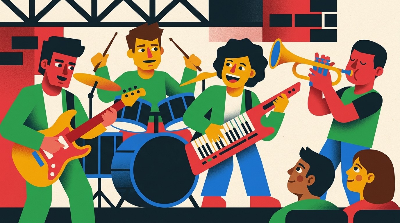 Illustration: Concert “Unter meinem Bett” — Kesselhaus in der Kulturbrauerei
