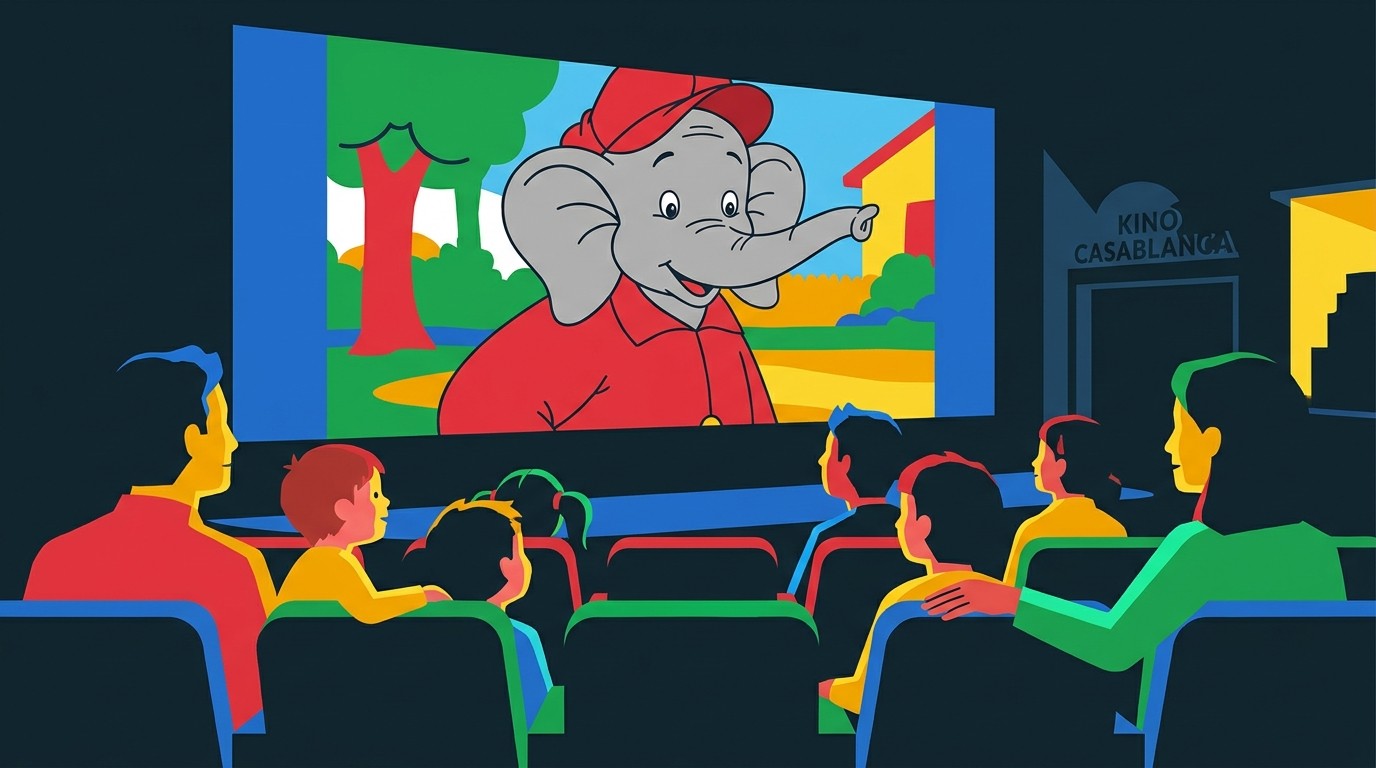 Illustration: Filmvorführung „Benjamin Blümchen“ — Kino Casablanca