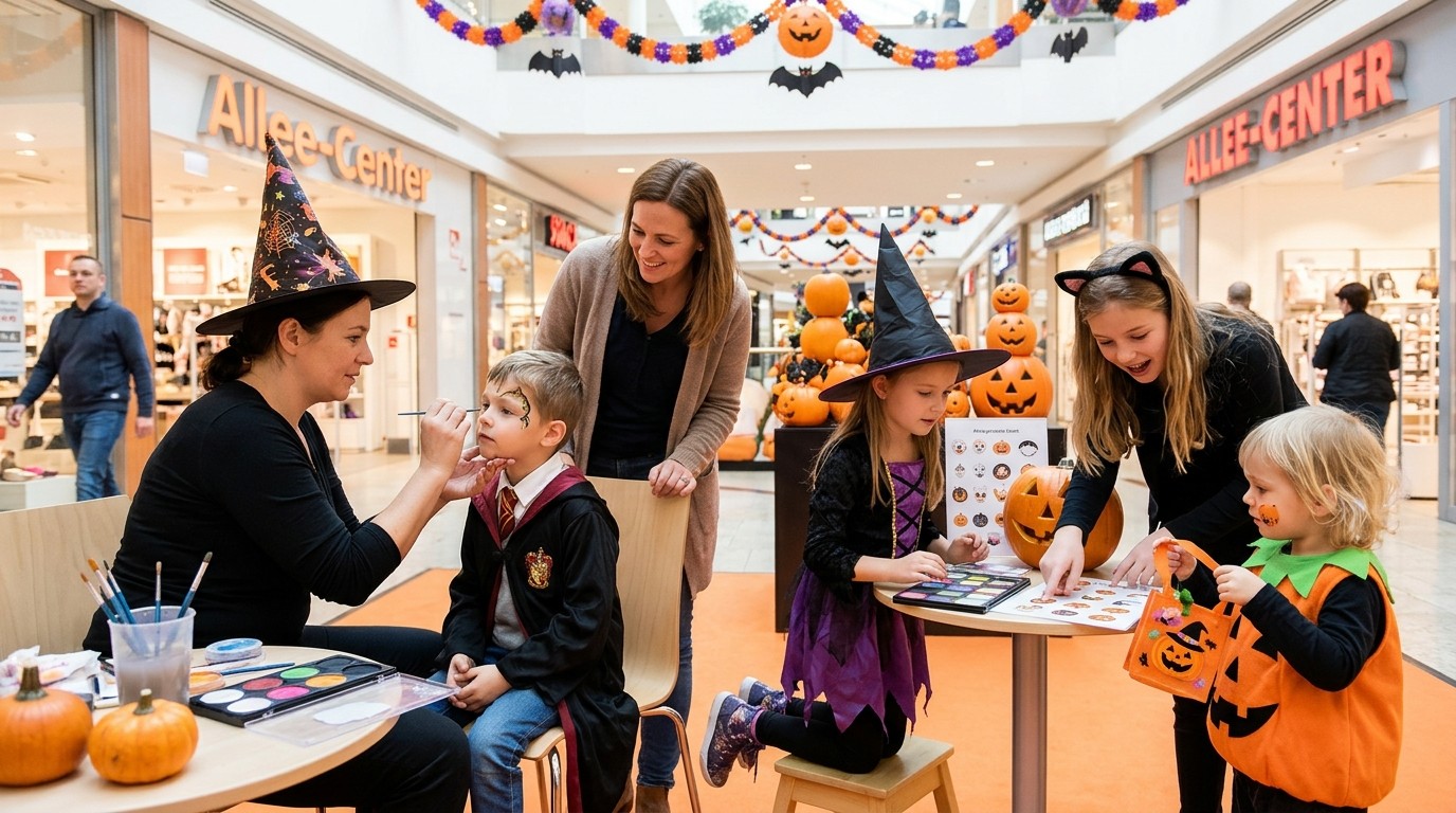 AI-generated image: Halloween party — Allee-Center