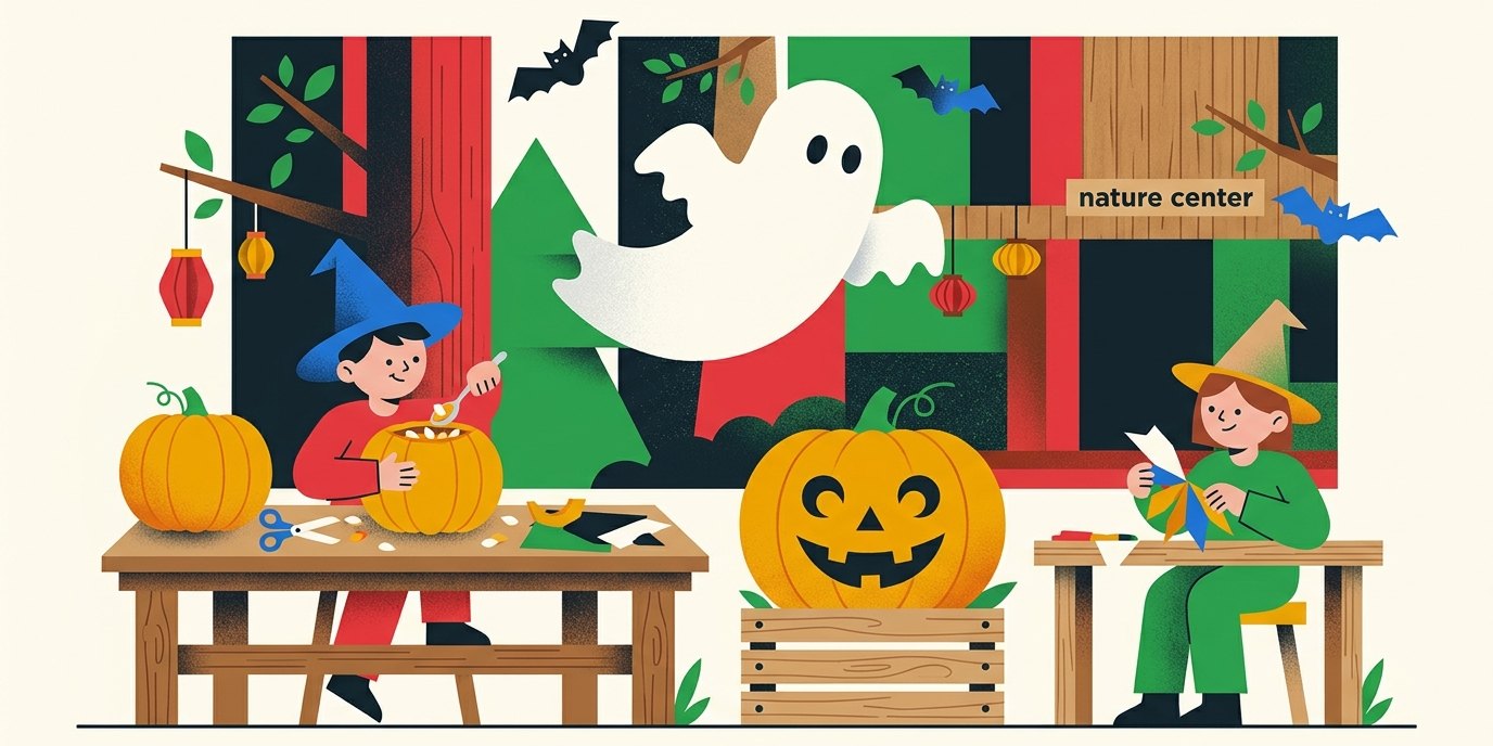 Illustration: Halloween special — Haus Natur und Umwelt