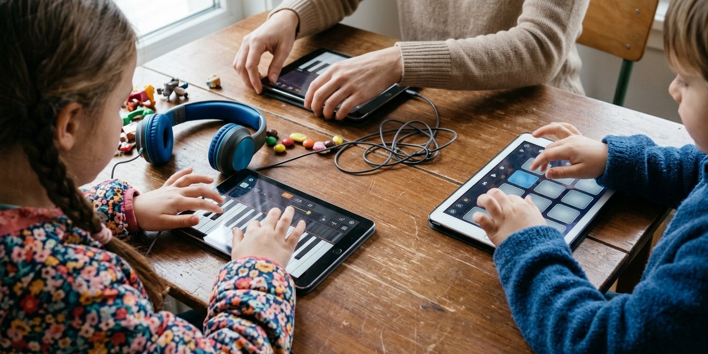 AI-generated image: Youth media culture days — Jugendkulturzentrum Königstadt