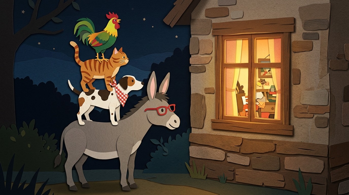 Illustration: Concert “The Bremen Town Musicians” — Kammerorchester Unter den Linden
