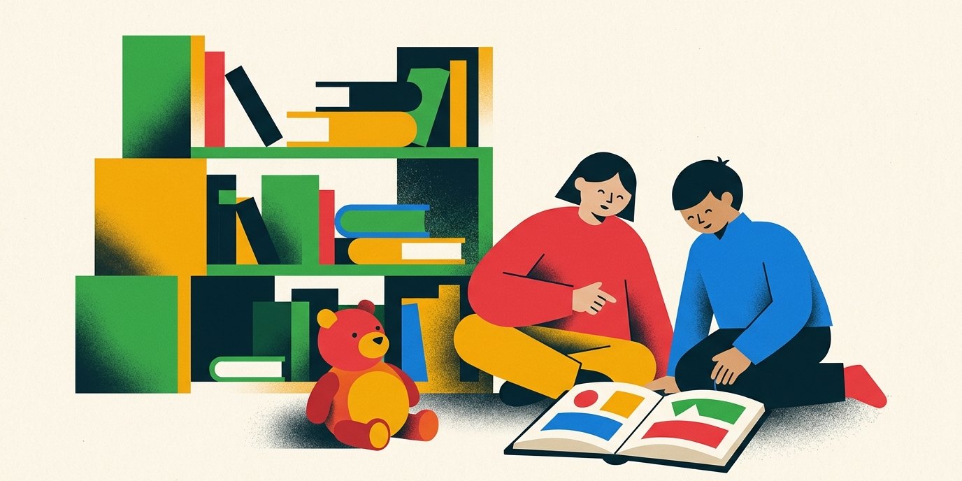 Illustration: Storytime — Gertrud-Junge-Bibliothek