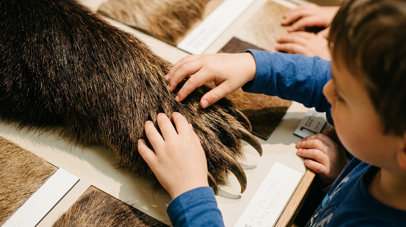 AI-generated image: Guided tour “Of Quiet Owls and Woolly Wolves” — Naturkundemuseum Potsdam