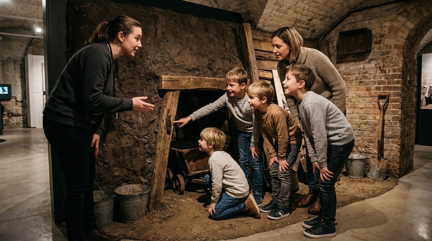 Изображение, созданное ИИ: Экскурсия «Подземный путь к свободе» — Berliner Unterwelten-Museum