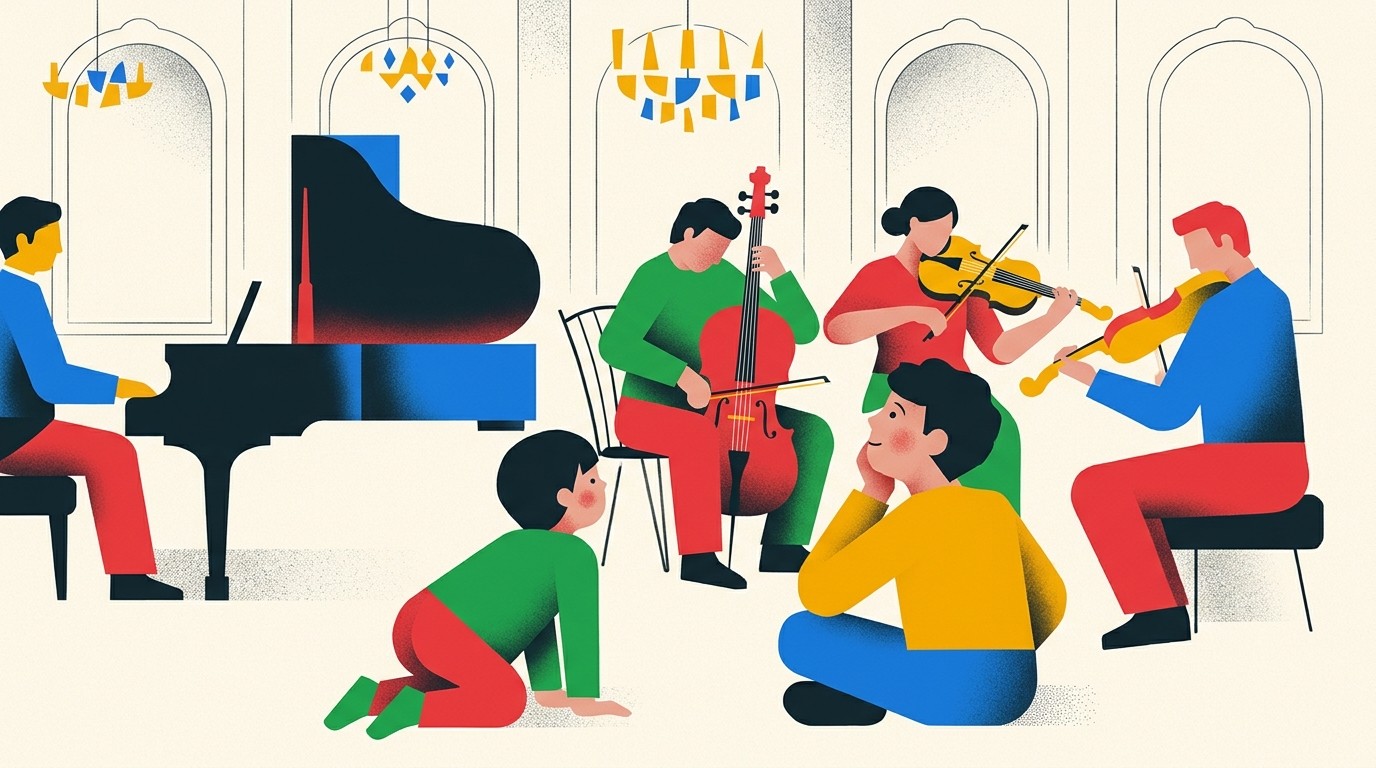 Illustration: Children's concert — Clärchens Ballhaus