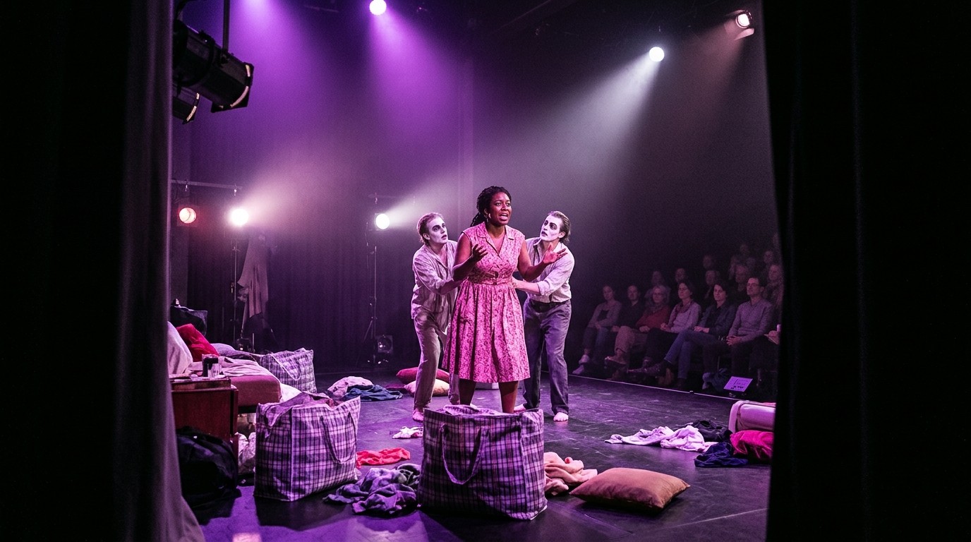 AI-generated image: Play “Antigone's Legacy” — Theater an der Parkaue