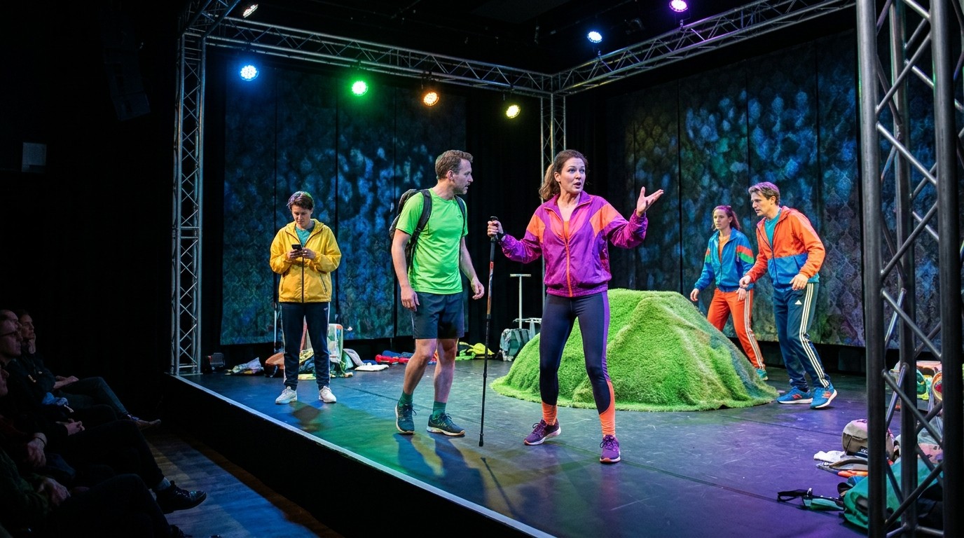 AI-generated image: Touch tour “Wolf” — Theater an der Parkaue