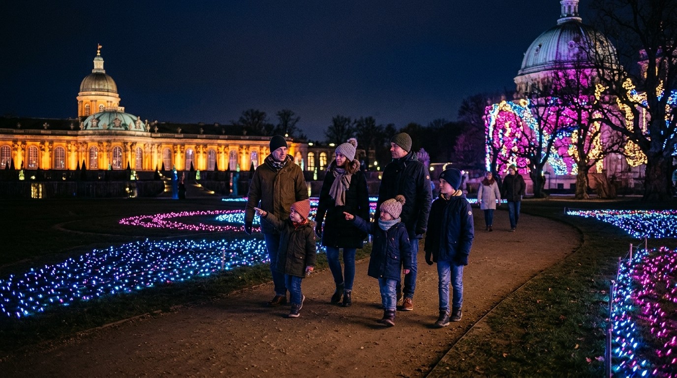 AI-generated image: Christmas at Tierpark — Tierpark Berlin