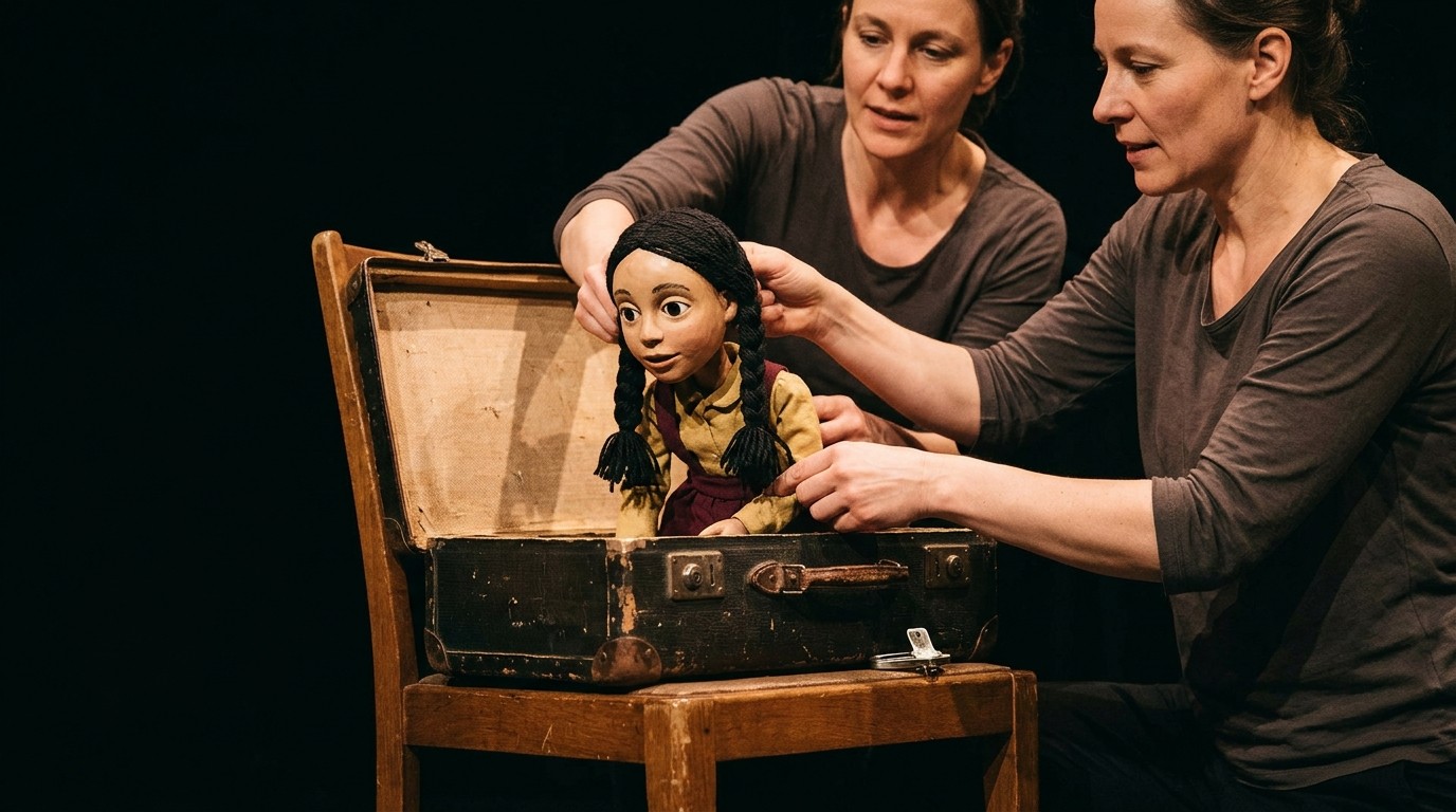 Изображение, созданное ИИ: Кукольный спектакль «Сузи, внучка дома № 4» — Das Weite Theater