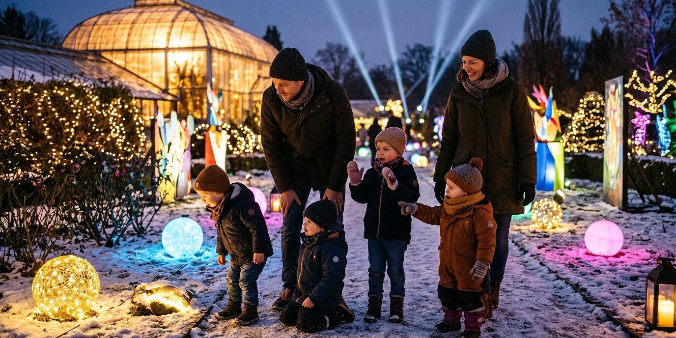 Изображение, созданное ИИ: Christmas Garden Berlin — Botanischer Garten und Botanisches Museum Berlin