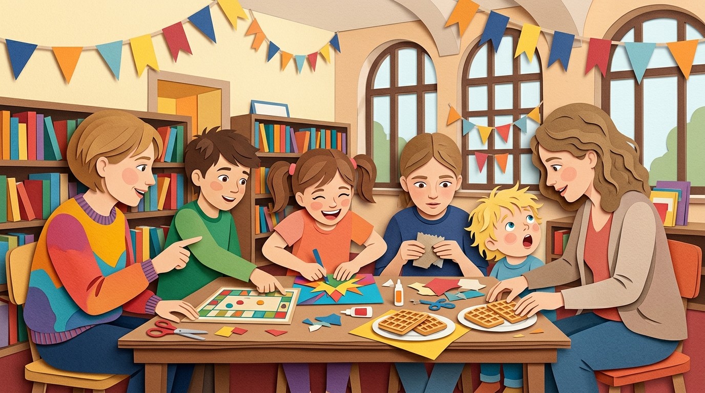 Illustration: Fest zum Tag der Kinderrechte — Bibliothek am Luisenbad