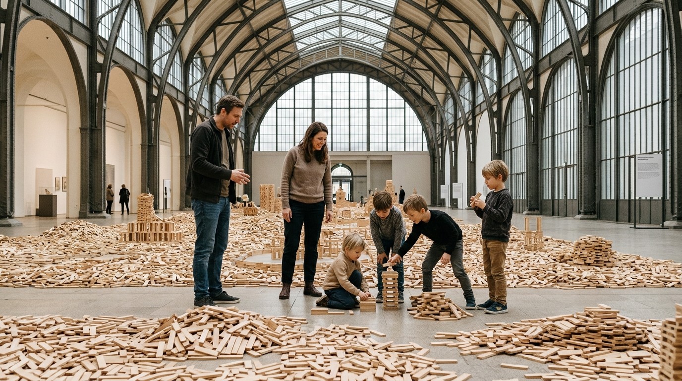 AI-generated image: 30 hours at Hamburger Bahnhof (part 1) — Hamburger Bahnhof – Nationalgalerie der Gegenwart