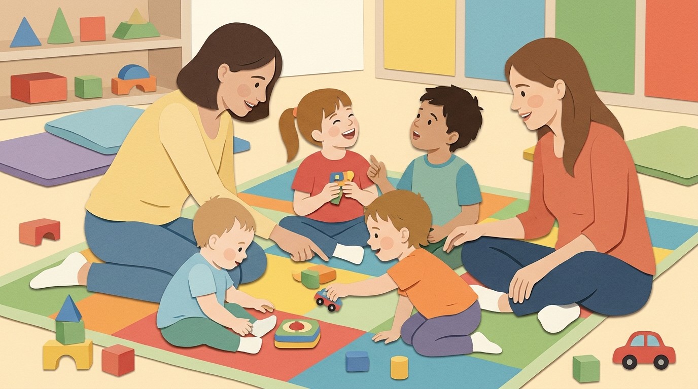 Illustration: Special play group — Familienzentrum FUN