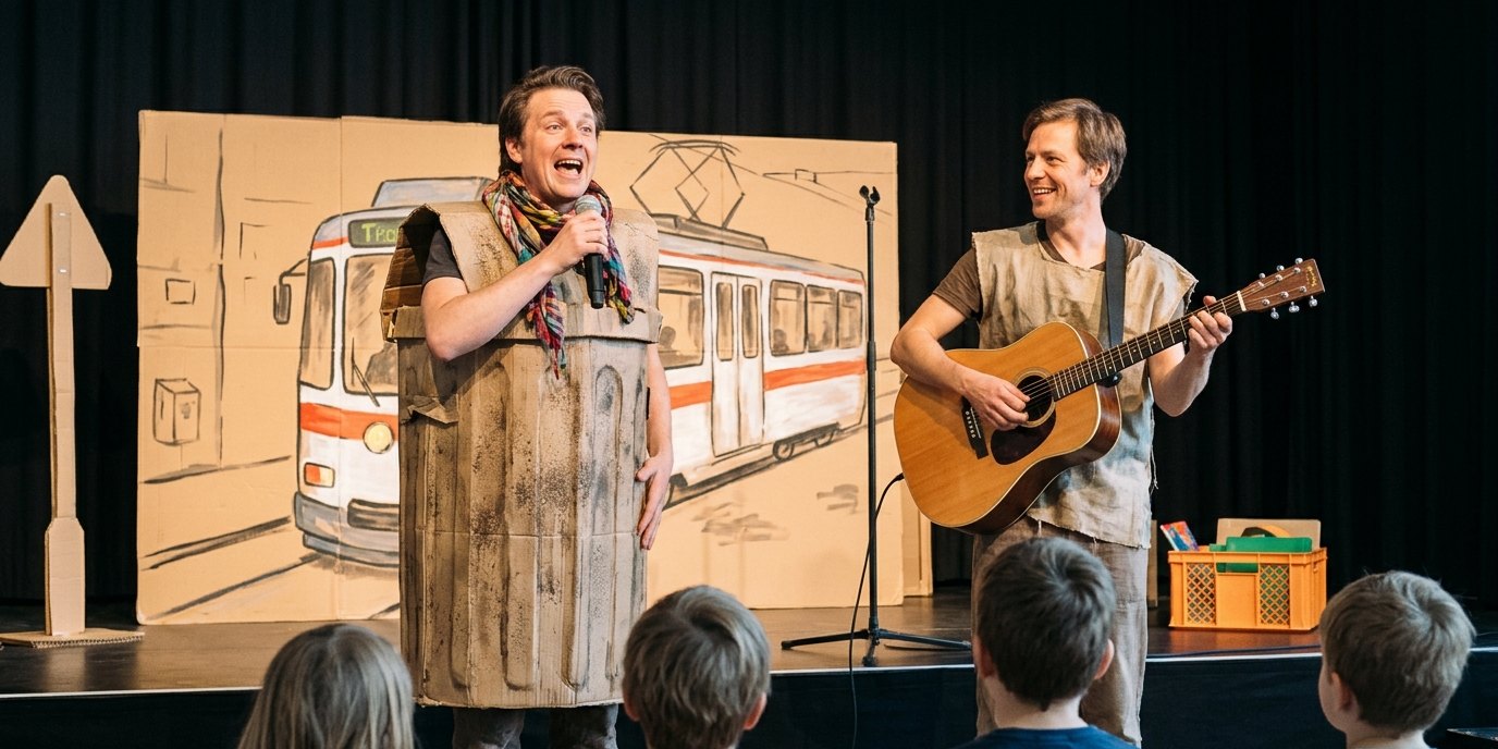 AI-generated image: Musical “Eine Woche voller SAMStage” — ATZE Musiktheater